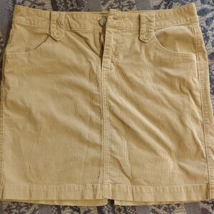Tan Corduroy Skirt